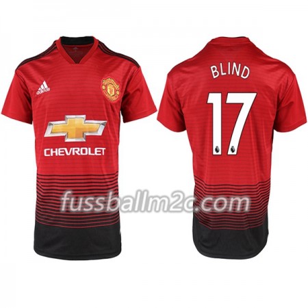 Fußballtrikots Manchester United BLIND 17 Heim Trikotsatz 2018-2019 Fußballtrikots Manchester United BLIND 17 Heim Trikotsatz 2018-2019